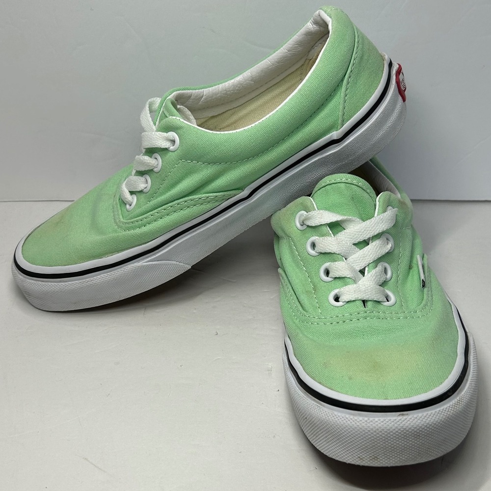 Vans Era Skate Shoes Men's Size 4.5 Women's Size 6 Green Canvas Sneakers